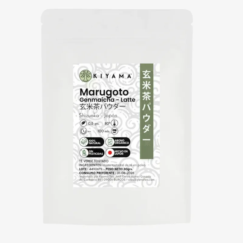 Marugoto Genmaicha para Latte en polvo