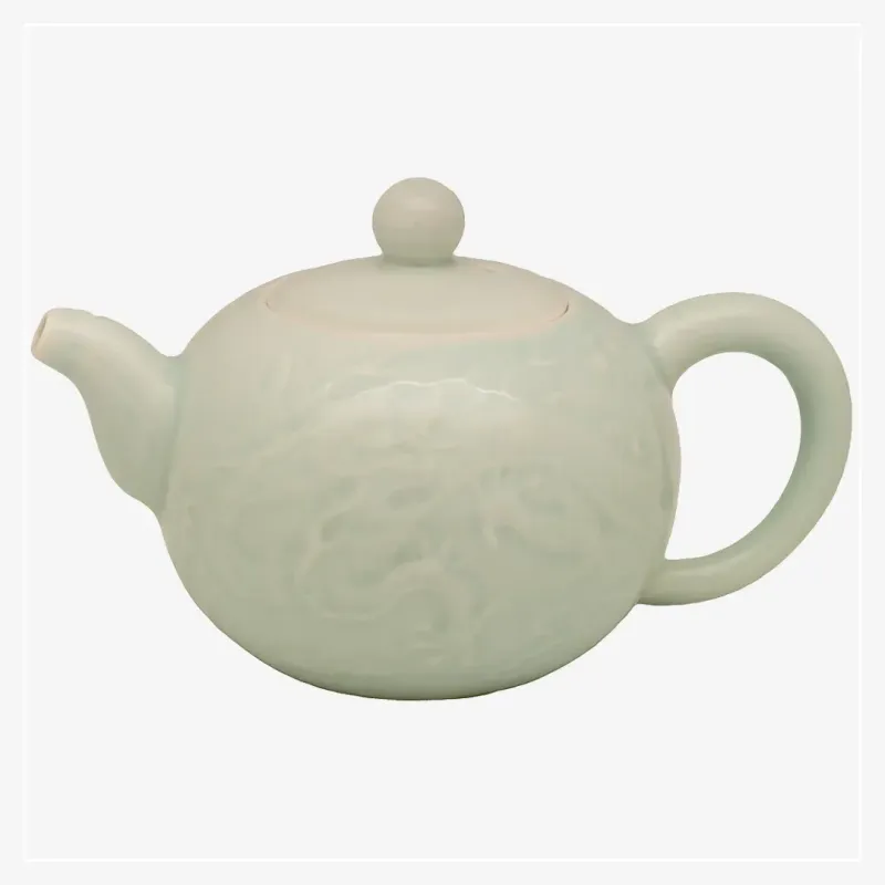 Tetera azulada con dragón 270ml-Téteras y Gaiwan-Kiyama Tea