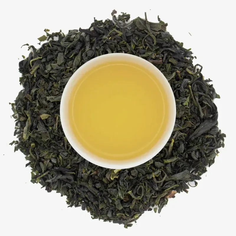 Tamaryokucha Kamairicha Ichouka Zairai-Té Verde-Kiyama Tea