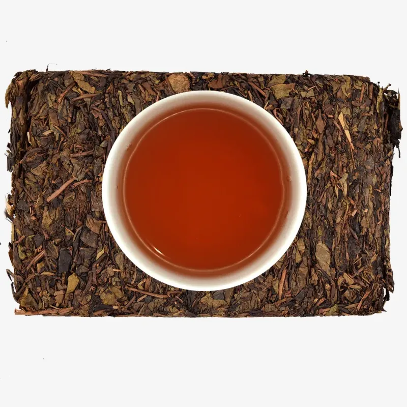 2022 Hunan Golden Flower Hei Cha - Tian Chi Hu Fu Zhuan-Heichas - Posfermentados-Kiyama Tea