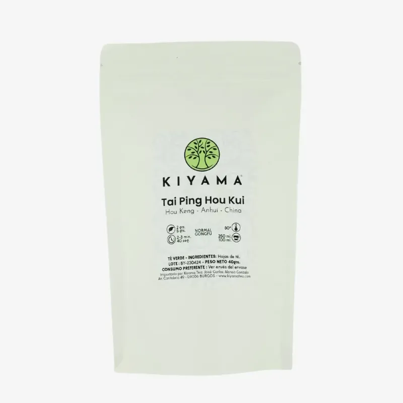 Tai Ping Hou Kui 'Rey Mono' 40grs.
Té Verde Chino