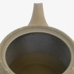 Kyusu 'Midori' Tokoname 310 ml.
Tétera Japonesa torneada o moldeada a mano.