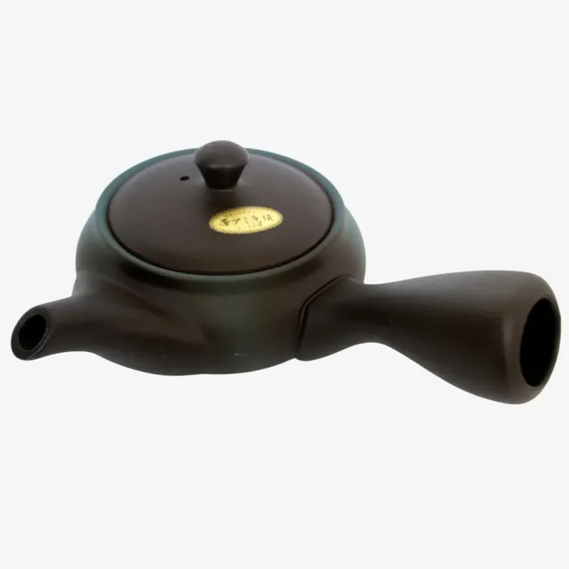 Kyusu 'Aoi Hana' Tokoname 300 ml.
Tetera Japonesa torneada o moldeada a mano.