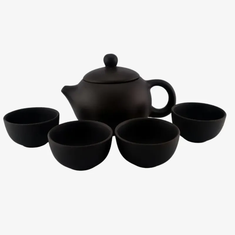 Juego de té Gongfu sin esmaltar