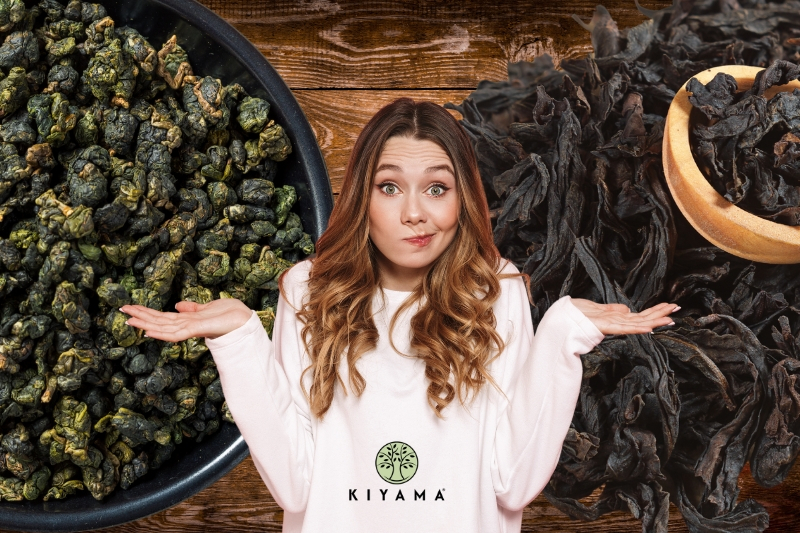 Oolong claro vs. Oolong oscuro