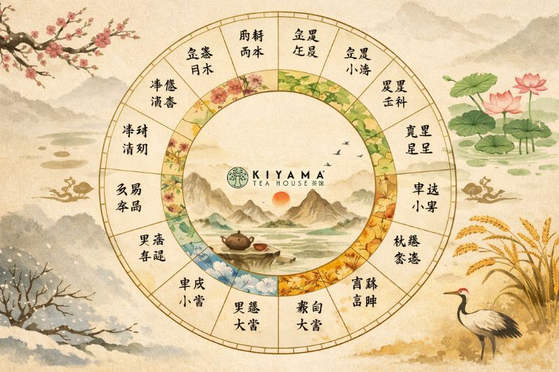 Las 24 fases solares chinas y su relación con el té