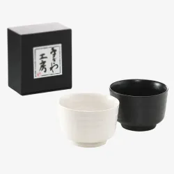 Cuencos 'Kuro - Shiro' para matcha 180 ml.
